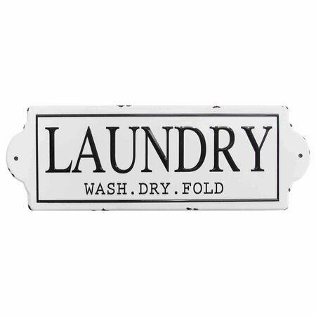 KD ESTANTERIA Laundry Wall Decor White KD3699894